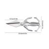 Multifunctional Kitchen Shears With Ergonomic Handle Poultry Scissors Heavy-Duty Scissors For Cutting Meat Food Fish Poultry