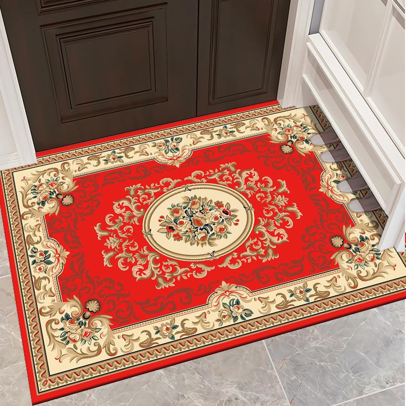 Entrance Door Mat Living Room Carpet Bedroom Bedside Carpet Retro Ethnic Style Hotel Homestay Carpet
