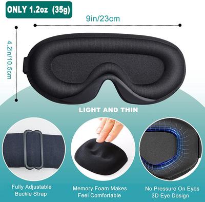 Sleep Mask for Women Men, 3D Contoured Blindfold 100% Blockout Light Eye Mask,Eye Pillow Soft Comfy Eye Shade for Nap Travel