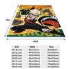 My Hero Academia Bakugo Action Pose Fleece Blanket - Vibrant and Cozy Anime Throw with Spiky Blonde Hair Design, Perfect for Fan
