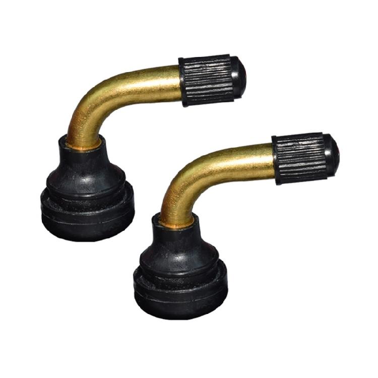 PVR40 50 60 70 Tire Valves Stem Wheel Tyre Valves Stem with Caps for Scooter Tubeless Tires Replacement Accessory 1 Pair