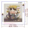 5d DIY Diamond Painting Cross Stitch Cartoon Animal Teacup Cow Diamond Embroidery Mosaic Full Round Drill Home Decor Arts