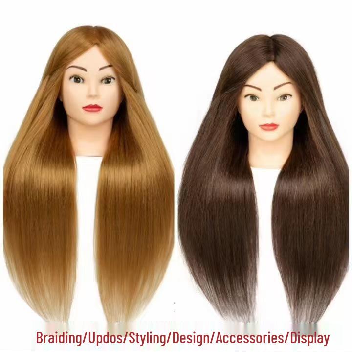 Real Hair Doll Head: Practice Updo, Braiding, Perm, Curl & Styling for Hairdressing Apprentices
