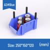 Thickened Modular Plastic Storage Box for Hardware & Electronic Components with Slanted Opening