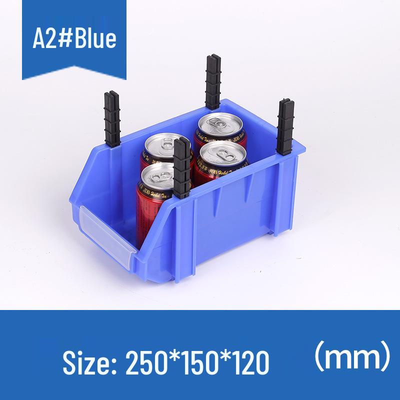 Thickened Modular Plastic Storage Box for Hardware & Electronic Components with Slanted Opening