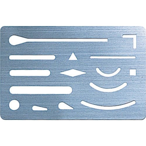 

Shinwa Sokutei Stainless Steel Eraser Board 70963