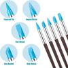 5 Pièces Stylos Pinceaux en Silicone Résine pour Façonnage Dentaire Outil pour Dents en Porcelaine Pinceaux pour Art des Ongles Stylo Argile Céramique Outils de Sculpture Modélisation Diy