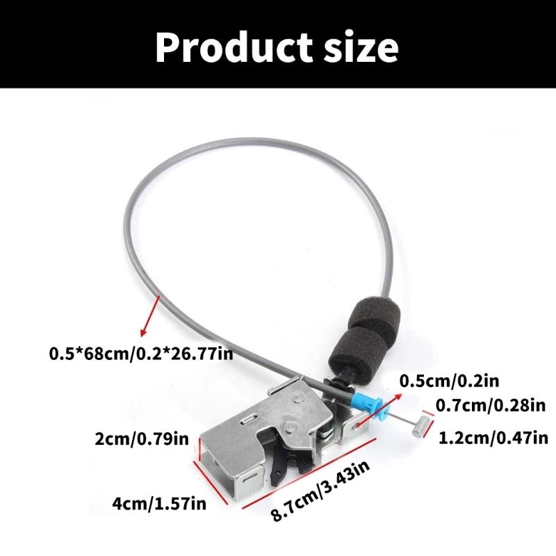 Professional Secure Tailgate Rear Door Car Handle Lock Lower Latches Easy Installation for MK6 MK7 1494102 YC15V431A03AM