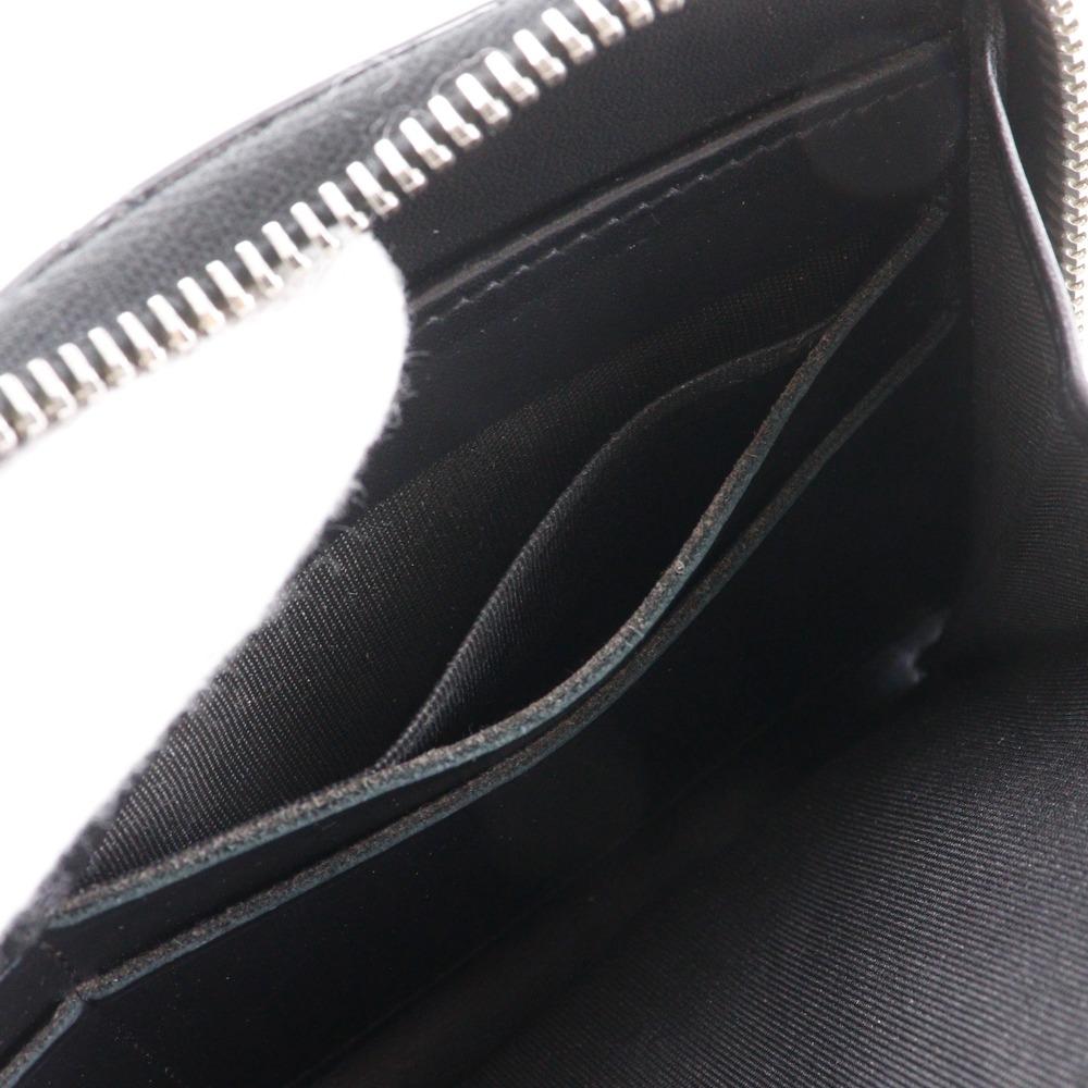 CHANEL brilliant Purse A50106 Zip Around black enamel Women Used