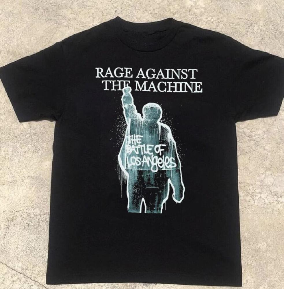 Rage Against The Machine Поддержим наших солдат Зеленая Футболка Полный Размер S-5XL BE2498 Унисекс Футболка XL