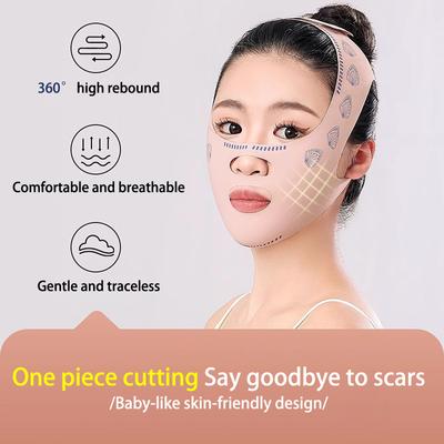 Mento Guancia Benda Dimagrante V Shaper V Line Maschera per Il Sollevamento del Viso Lifting Anti Rughe Fascia per Dormire Maschera Bellezza Salute