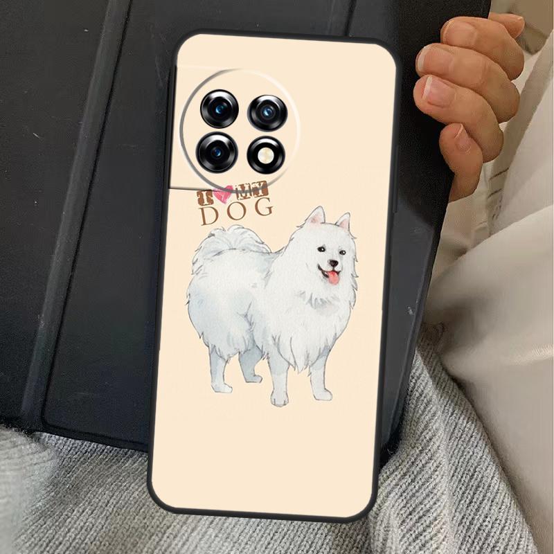 Japanese Spitz Dog Case For OnePlus 15 13 12 11 13R 13T 10T 10R 12R OnePlus Nord 5 CE 2 3 4 Lite N20 N30 Cover