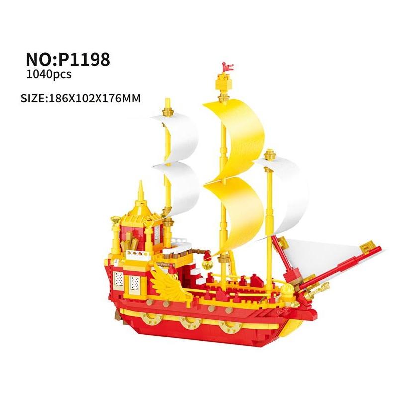 Diy Mini Blocks New Year Decoration Chinese Spring Festival Horse Dragon Boat Micro Bricks Toys Adult Gift Girl Present