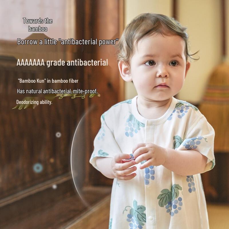Летний комбинезон Papa Bamboo Cotton для унисекс 73cm