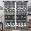 Aztec Curtains Child Room Shades Blackout Curtain for Room 2 Panel Tulle for Bedroom Partition Home Interior Curtains Living