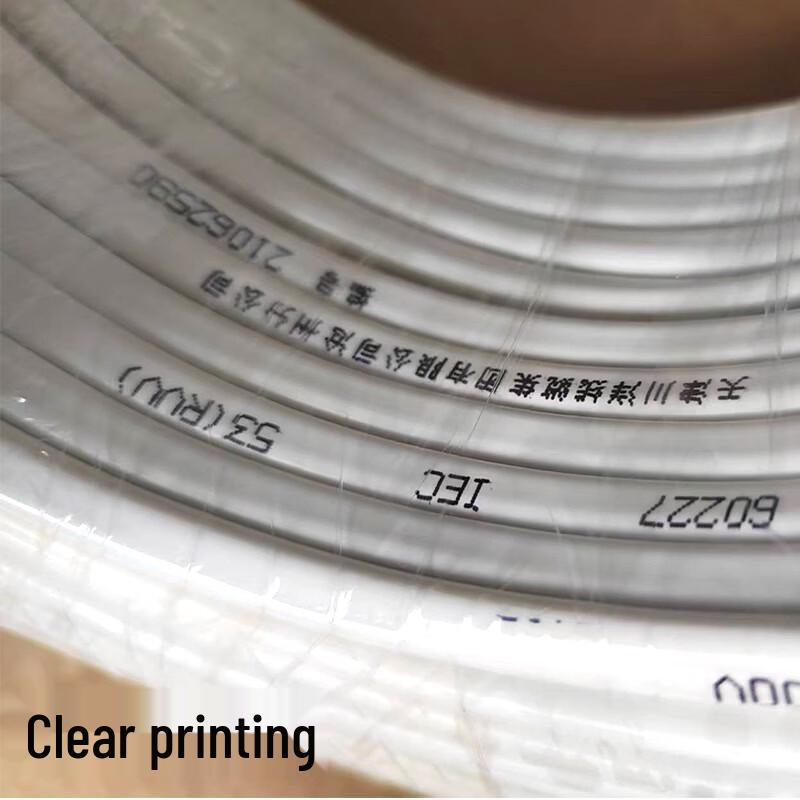 Chuanyang RVV Standard White Flat Sheathed Electrical Cable