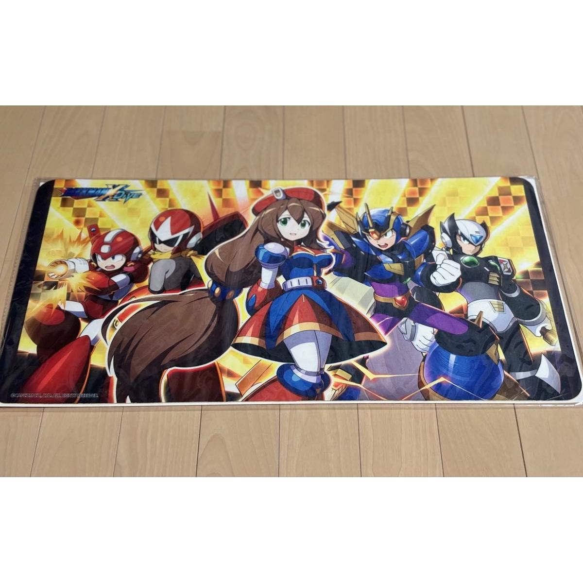 Used Broccoli Trading Card Item Lottery EX Rockman XDiVE Rubber Play Mat Slim DiVE Festival