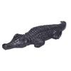 Crocodile Statue Ornament Mini Alligator Sculpture Tea Lovers Gift Purple Sand Tea Pet Crocodile Figurine for Cabinet Tearoom