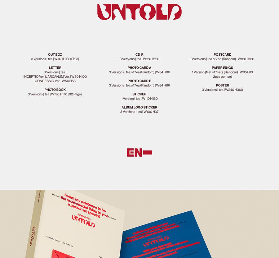 ENHYPEN [ROMANCE : UNTOLD] 2nd ALBUM