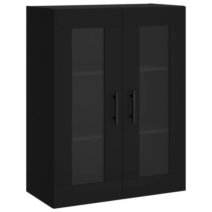VidaXL Armoire murale noir 69,5x34x90 cm 828501