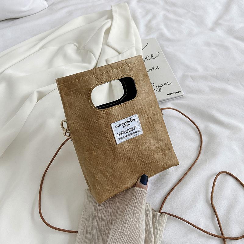 

Мини мессенджер маленькая сумка женская популярная новая трендовая сумка через плечо нишевая мода универсальная сумка для мобильного телефона 15*5*18cm хаки