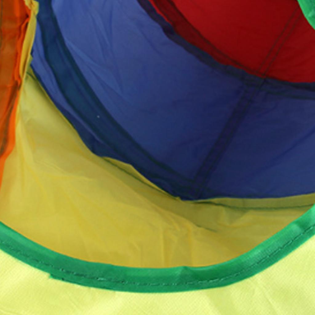 Tunel dla kota 3-drożny składany interaktywny w kolorach tęczy pod kątem prostym zakrzywiony tunel tuba zabawka dla