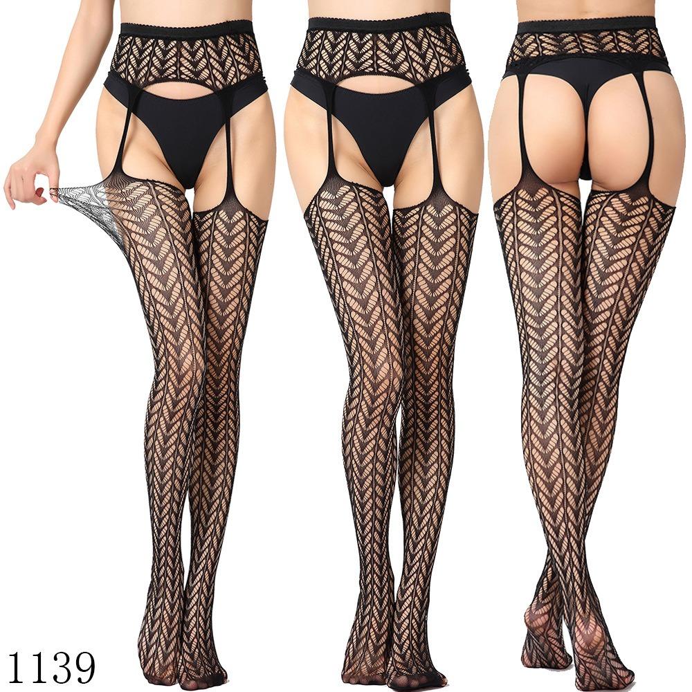 Kvinner Fishnet Garter Belte Lår Høy Sommer Sexy Strømpebukse