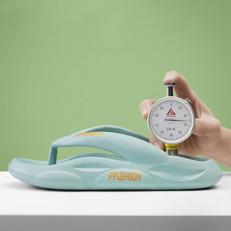 WTEMPO Férfi és női tavaszi nyár nagy méretű háztartási papucs egyszínű puha talpú lapos pár papucs strand papucs