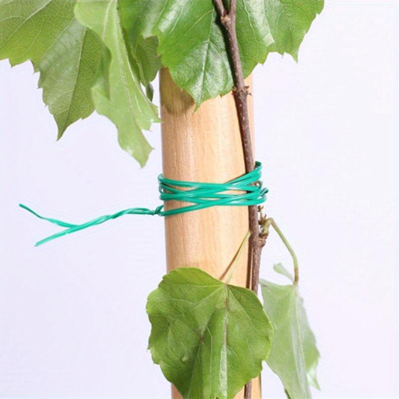 30m/50m/100m Green Cable Ties with Cutter, Garden Plant Ties Reusable Gardening Tomatoes Tie Garden Ties for Plants, Garden Twist