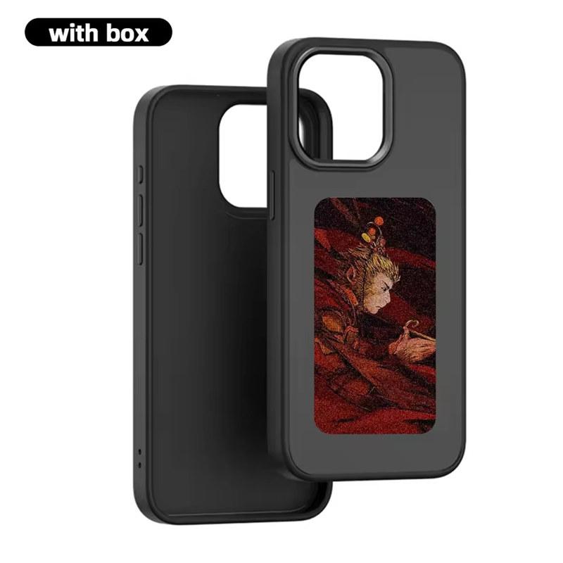 NFC DIY Picture Ink telefondeksel for iPhone 16 15 14 13 12 Pro Max DIY-deksel Skjermtelefondeksel Cartoon Protection Funda batterifri
