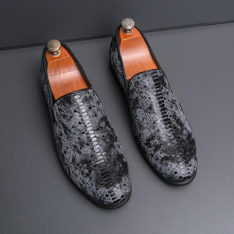 Fashion Men Business Office Casual Loafers Shoes Comfortable Lightweigh Walking Footwear Moccasins Breathable Slip on Male Leather Shoes