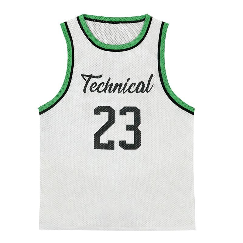 

Летний мужской свободный сетчатый быстросохнущий жилет, мужской модный спортивный баскетбольный жилет без рукавов с круглым вырезом, майки для мужчин XXXL белый