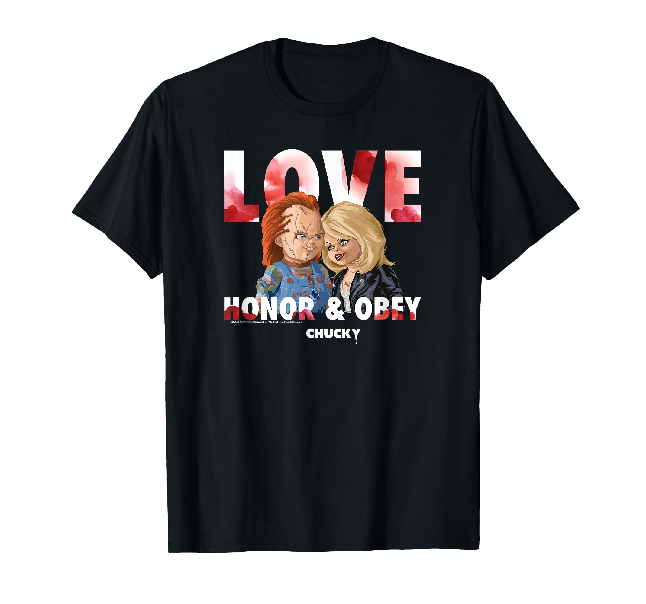 

Chucky & Tiffany Honor & Obie T-shirt