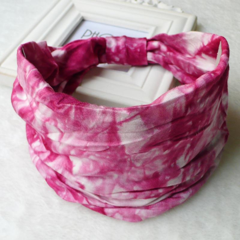 4Pcs Cross Wide Headband Women Wide Hair Band Boho Elastic Sports Headwear Yoga Hair Band Workout Headwrap