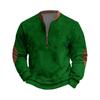 Mens Christmas Sweater Zip Up Sweatshirts Vintage Knit Graphic Sweatshirt Xmas Stand Collar Pullover