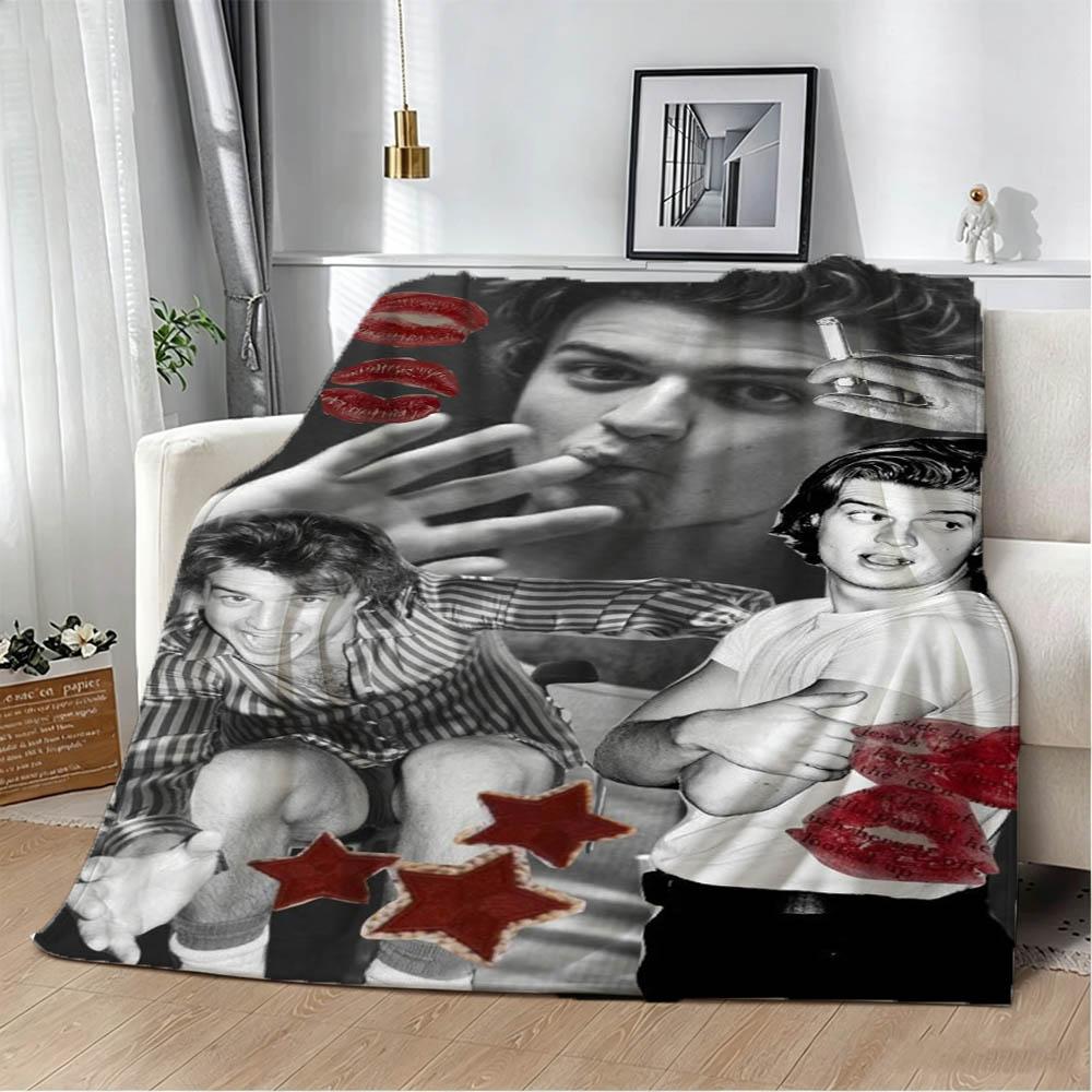 3D Joe K-Keery S-Steve Harrington Star Halloween Christmas Gifts Soft Flannel Blanket Throw Art For Home Decor Sofa Naps Picnic