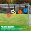 4PCS 6" Soccer Goal Target Training Discs, Adjustable Flat Spot Markers To Improve Football Shooting Accuracy for Practice