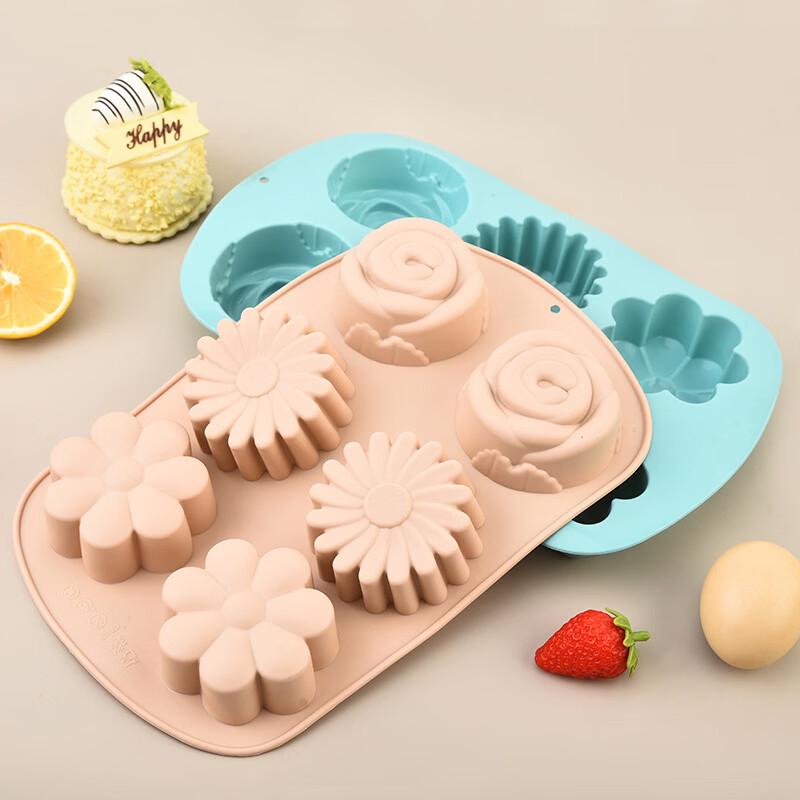 Silikon-Blütenblatt-Kuchenform-Set