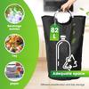2Pcs Deposit Bottle Collection Bag 82L Large Capacity Recycling Bottle Storage Bag with Handle Oxford Cloth Reusable Recycling
