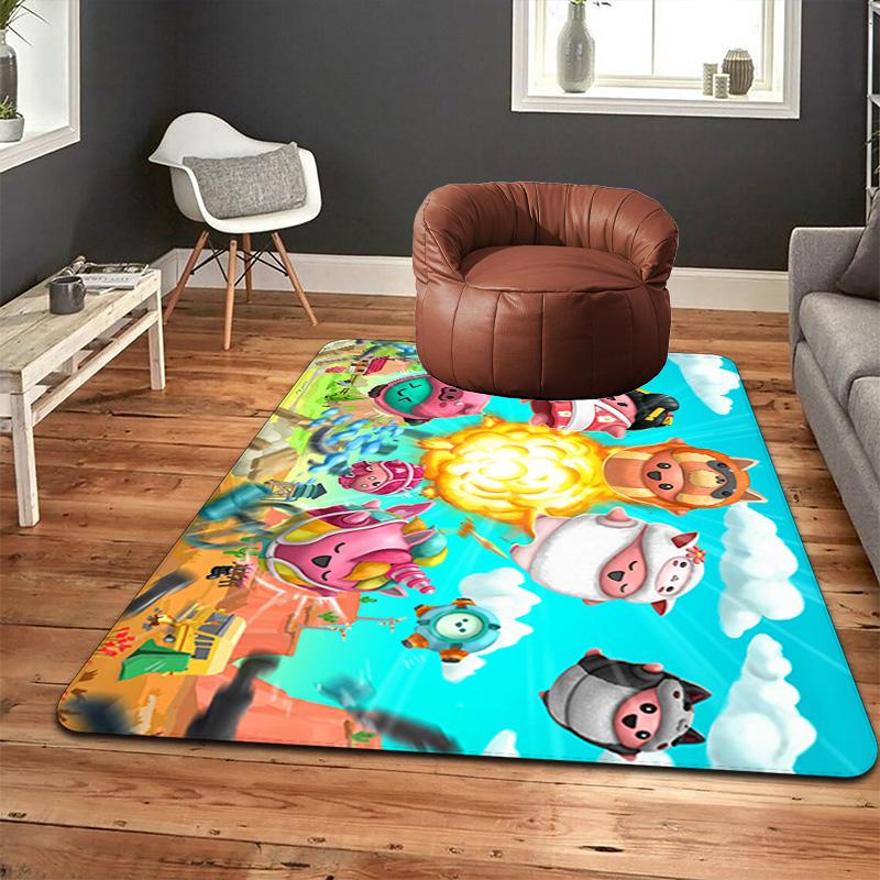 Super Rolling Heroes Deluxe Rug Floor Mat for Living Room or Bedroom Soft and Comfortable Carpet a Gift for Birthday and Holiday.FFFDT1012364