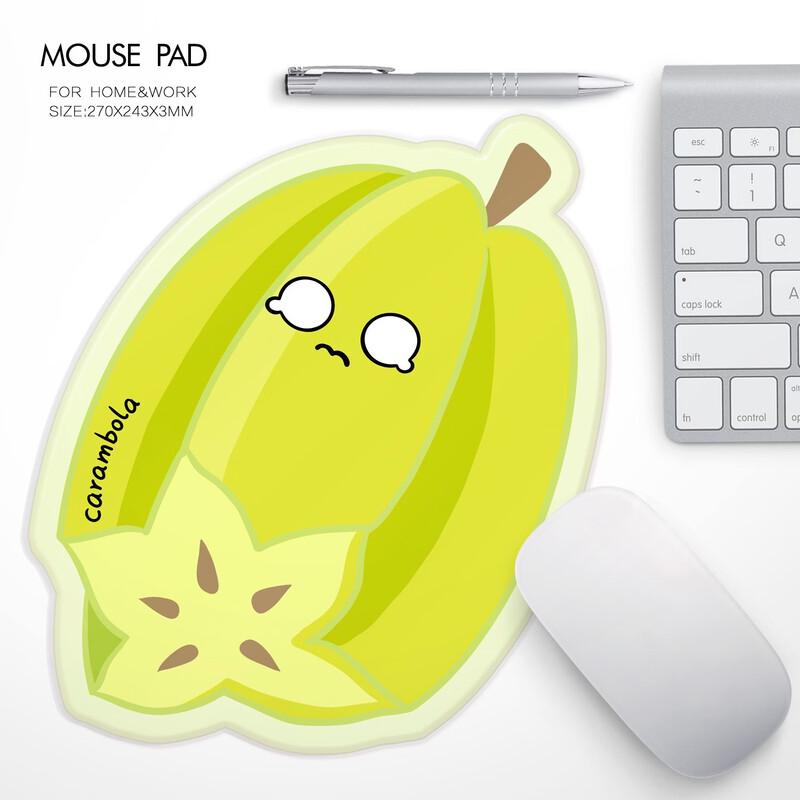 Cartoon Carambola Mouse Pad Set