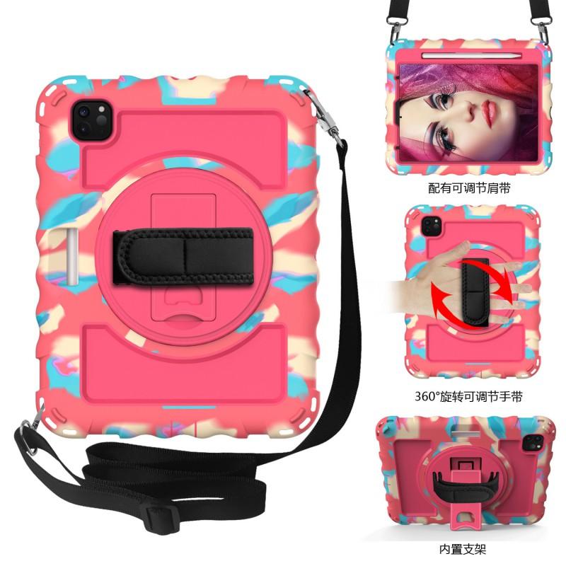 Silicone Shockproof Case IPad Pro 11 Inch With Rotating Stand Full Coverage Protective Cover Moms Students