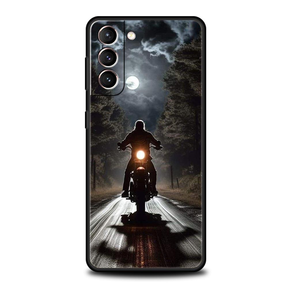 Moto Cross Motorcycle Sports Phone Case For Samsung Galaxy S24 S23 S22 S20 Ultra S21 FE 5G S10 S9 Plus S10E S8 Soft Cover