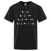 Men Women Harajuku Simple Tshirt Manmath Timing Simple Style Print Short Sleeved Cotton Soft T-Shirts Big Size T-Shirts 80386