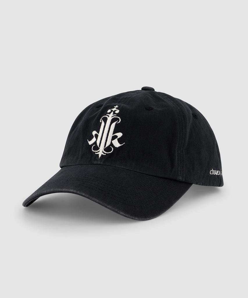 Keulaeki [Unisex] Initial Logo Cap 01_Black [Kr269Poh402]