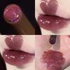 Moisturizing Mirror Water Light Solid Lip Gloss Peach Pink Shimmer Jelly Lipstick The Lips Look Tender and Plump Makeup Cosmetic
