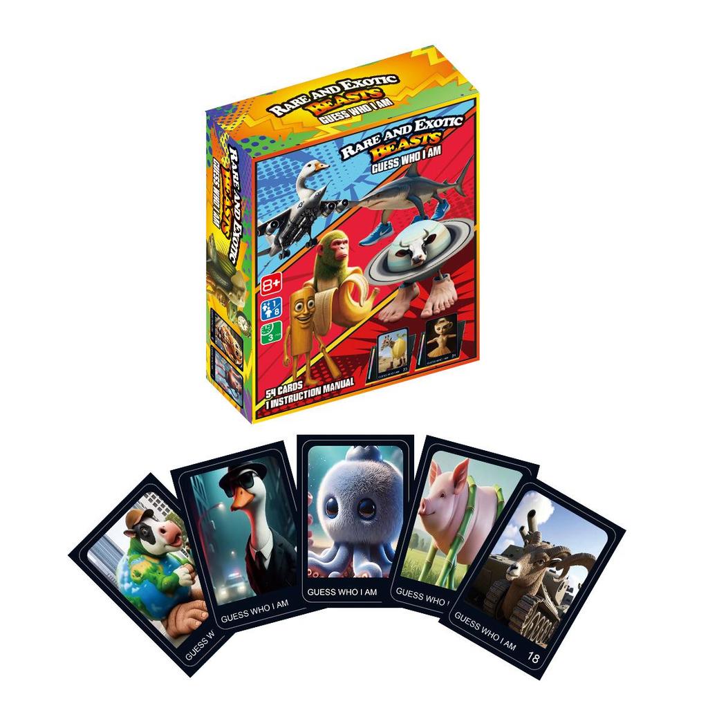 Classic Chinese Mythology Card Game - English Version for Party Entertainment
