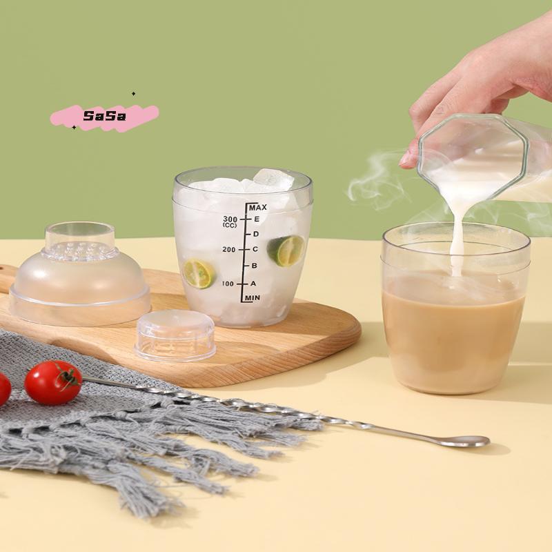 3/5/7Pcs Cocktail Shaker Set with Measuring Jiggers Hand Shaker Tools for Bartending Home Bar Mixed Drink Preparation