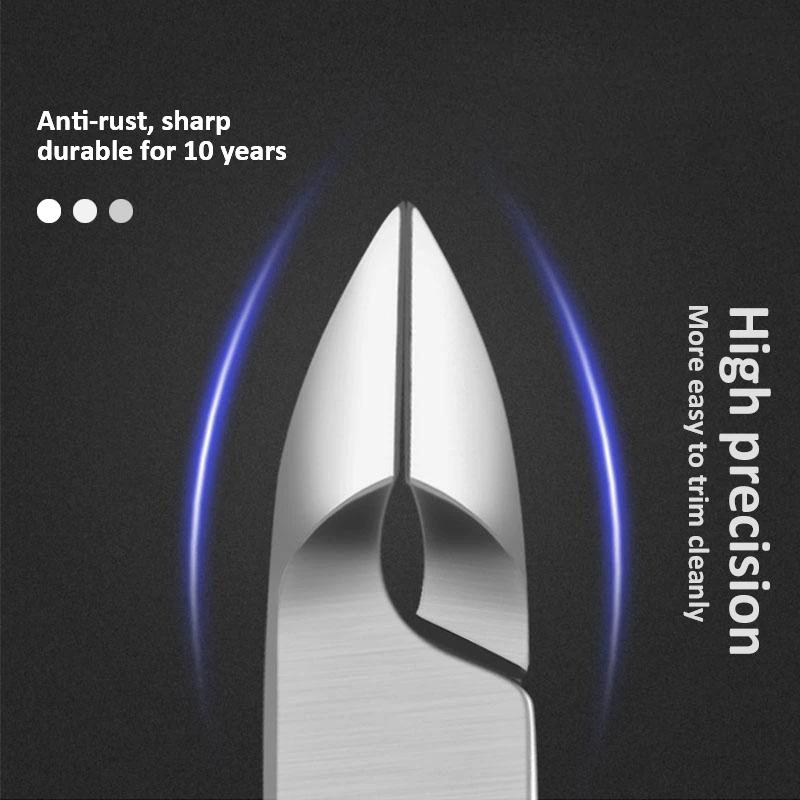 Stainless Steel Cuticle Clippers Trimmer Dead Skin Remover Pedicure Tool Cuticle Nippers Nail Manicure Scissors for Personal