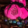 Game Master' Bag - Pink for Dice and Coins 31.5 x 11